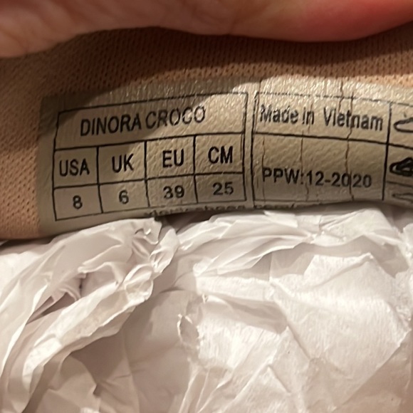 Vionic Dinora Croco Slip On Sneaker Comfort Shoes White Women’s 8 - Picture 7 of 8